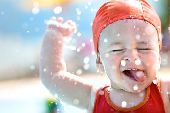 Babybecken im Landhaus zur Ohe