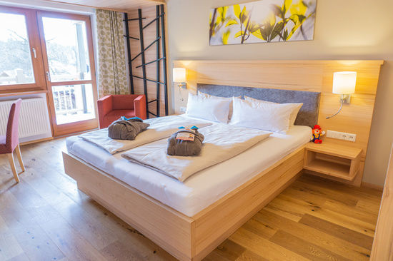 Doppelbett Hotelzimmer