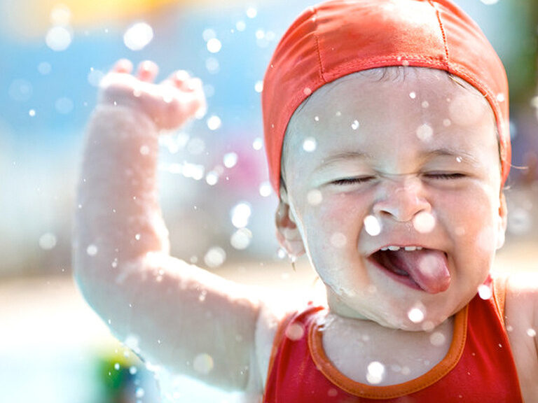 Babybecken im Familienhotel Babybecken im Landhaus zur Ohe