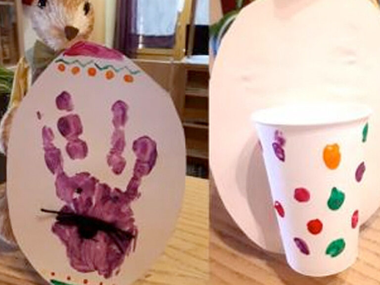 Basteln in der Kinderbetreuung