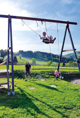 Riesenschaukel im Abenteuerareal