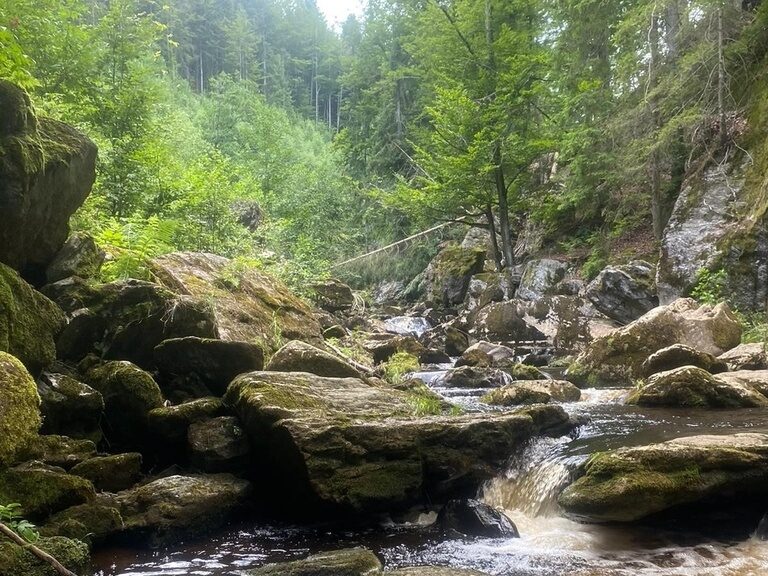 Wasserfall in der Steinbachklamm