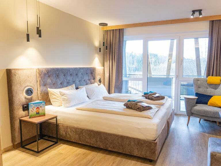 Doppelbett Hotelzimmer