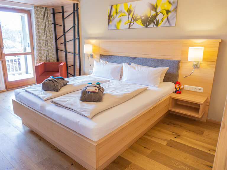 Doppelbett Hotelzimmer