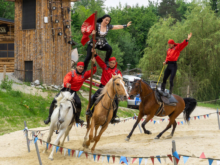 Wild West Show mit Pferd