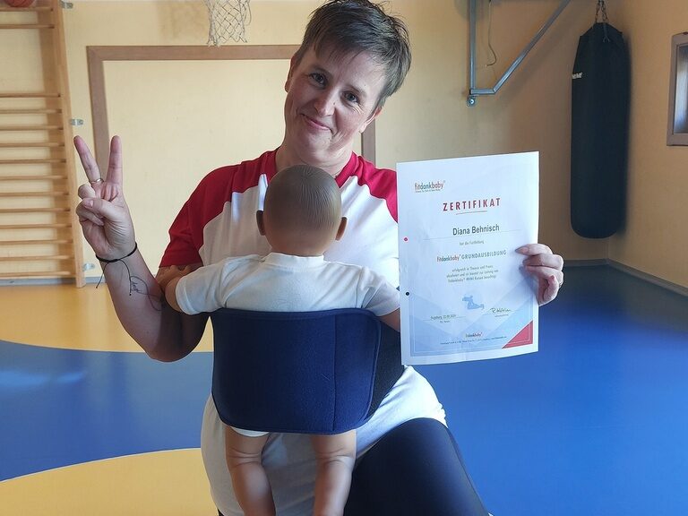 Fit Dank Baby Teilnehmer mit Zertifikat