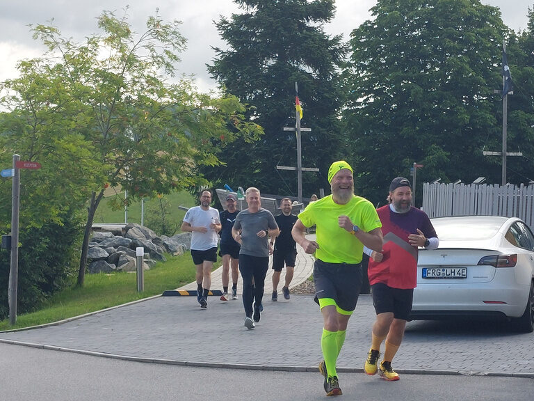 Männer beim Jogging